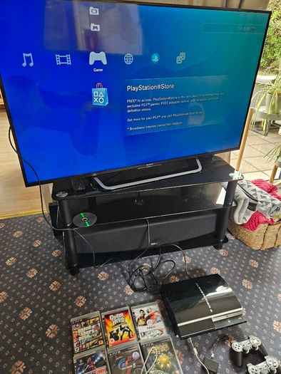 Ps3 fat 3x controllers 8x games