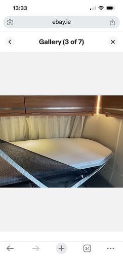 Folding Bunkbed for Eriba PopTop Caravan
