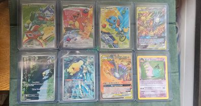 Pokemon cards (Teamup, Team Rocket, First Partners, 151))