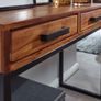 Solid Wood Console Table 90cm  Modern Hallway, Entryway  Computer Desk Image 4