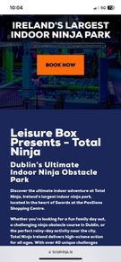 Ninja Course Tickets x 4