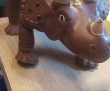 Vintage 1987 Playskool Definitely Dinosaurs Triceratops 12"