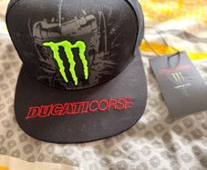 Official Ducati Corse / Monster Energy Flat Peak Cap