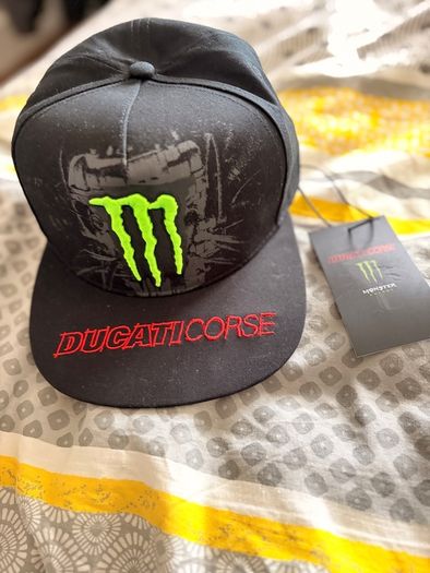 Official Ducati Corse / Monster Energy Flat Peak Cap