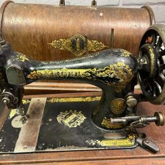 Antique Singer sewing machines