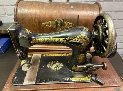 Antique Singer sewing machines