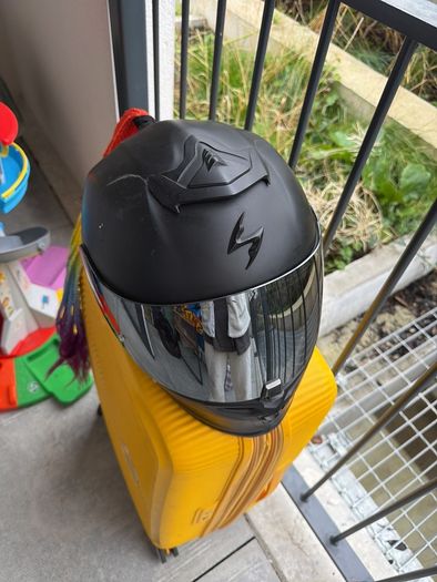 Scorpion EXO-R1 Air Full Face Motorcycle Helmet - XS + Clear Visor & Bag