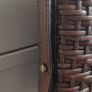 Vintage 1994 St Michael (Marks & Spencer) Woven Leather Bag Image 7