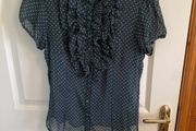 Awear Floral Green Blouse size 10