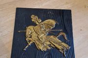 vintage wall hanging knight