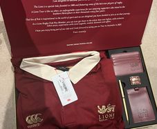 Lions Rugby Box - Signed by Sir Ian McGeechan