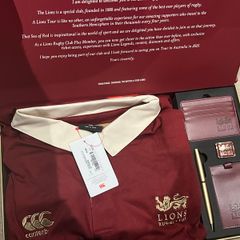 Lions Rugby Box - Signed by Sir Ian McGeechan