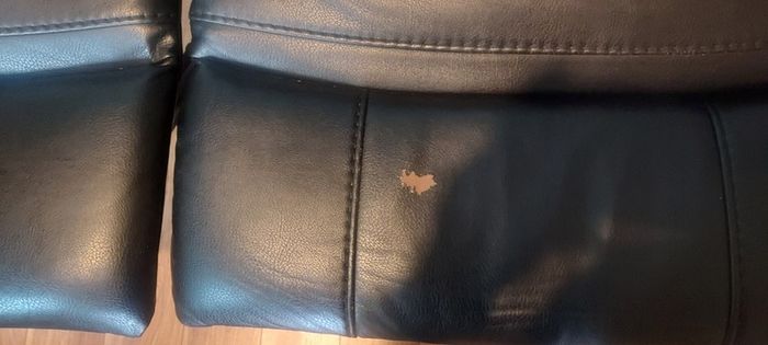 2 seater leather recliner