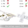 24Pack 10mm 5050RGB LED Strip Connectors (4 Shapes) Image 4