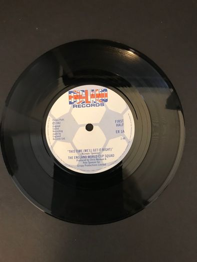 The England World Cup Squad Vinyl Record