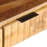 TV Cabinet 90x30x40 cm Solid Rough Mango Wood Image 4