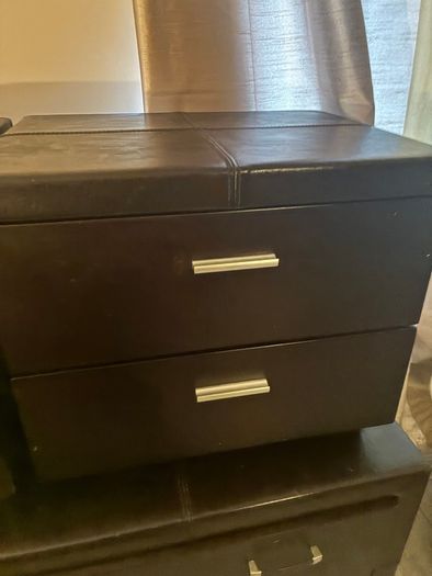 Chest of drawers and bedside lockers