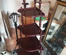 corner shelf for nick nacks Mahogany style