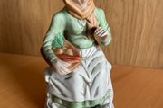 Vintage Porcelain Figurine "Lady with Vegetables"