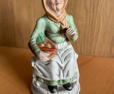 Vintage Porcelain Figurine "Lady with Vegetables"