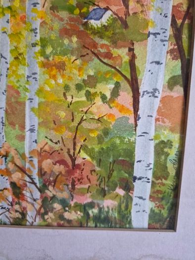 Original Kevin O Brien Irish Watercolour Autumn 2004
