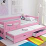 Trundle Bed Tomek + 2 mattresses real wood frame + 2 drawers Image 6