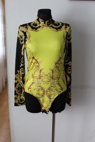 Brand new Shein yellow bodysuit size M UK10/12 EU38/40 Postage included