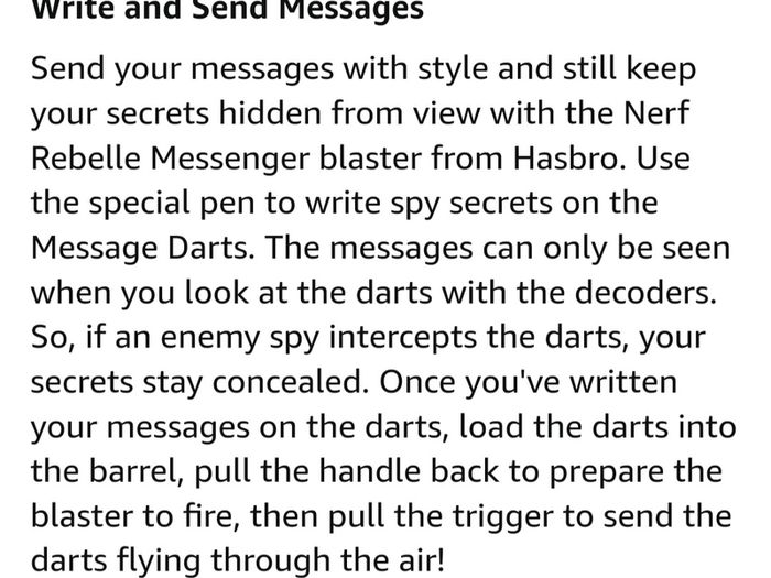 Nerf Rebelle messenger (605) 1