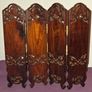 Vintage Chinese miniature table screen Image 6