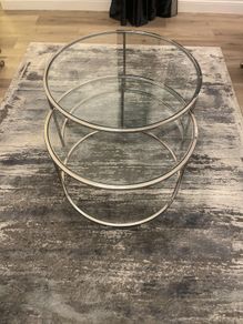 Glass Coffee Table x2