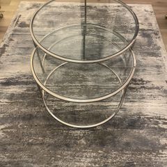 Glass Coffee Table x2
