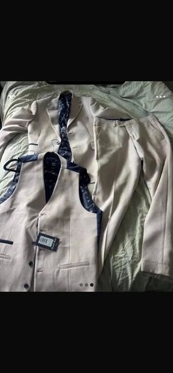 Cream Suit - Worn once