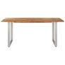 Dining Table 180x90x76 cm Solid Acacia Wood Image 3