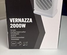 2000w Electric Portable Fan Heater White
