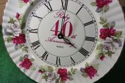40th Anniversary Clock Plate