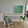 Desk with shelves and chair Image 4