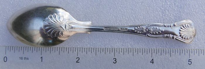 Vintage 12 Silver-Plated Teaspoons in blue presentation Original Case
