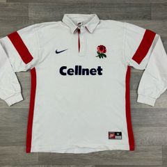 Vintage 1998 Nike England Rugby Jersey Shirt Mens Medium