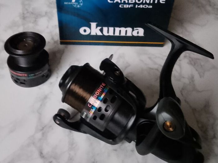 Okuma Carbonite XP CBF 140a Baitfeeder Carp Reel