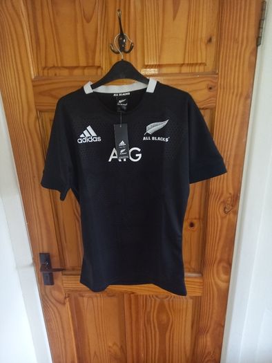 Adidas New Zealand All Blacks rugby jersey Mens Medium BNWT