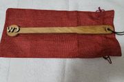 Adult Wooden Paddle with CW Initials