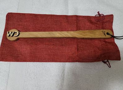 Adult Wooden Paddle with CW Initials
