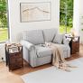 Bedside Table Set of 2 with Charging Station Image 9