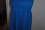 Papaya Beach Blue Boob Tube dress Perfect condition size UK16 EU44 Postage included