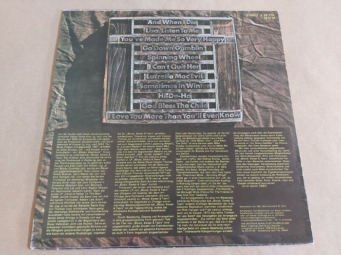 Blood Sweat And Tears - Greatest Hits - Vinyl Record + Hundreds More
