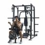 Smith machine rack with plate loaded cables Image 5