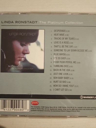 Linda Ronstadt Collection - Hasten Down The Wind /Silk Purse / The PlatinumCollection. .
