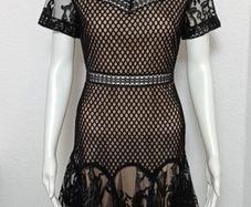 TD True Decadence black mini dress