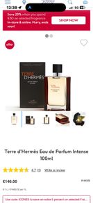 Hermes Terre Intense 100ml parfum for him