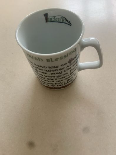 An Irish blessing mug
